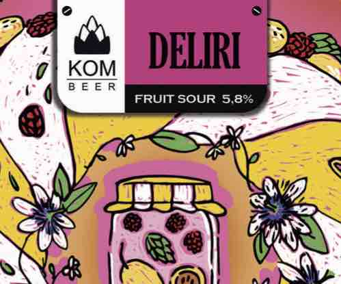 KOM BEER Deliri