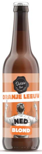 Divisiebier Oranje Leeuw Blond