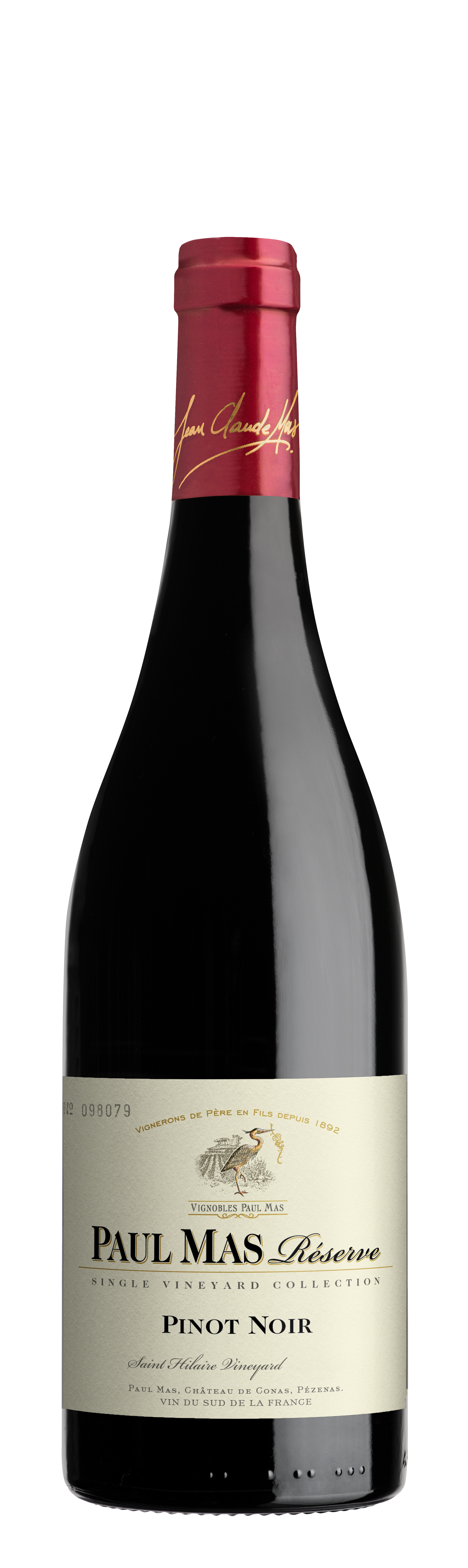 Paul Mas Réserve Single Vineyard Collection Saint-Hilaire Pinot Noir