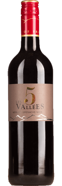 Les 5 Vallées Merlot / Grenache VdF