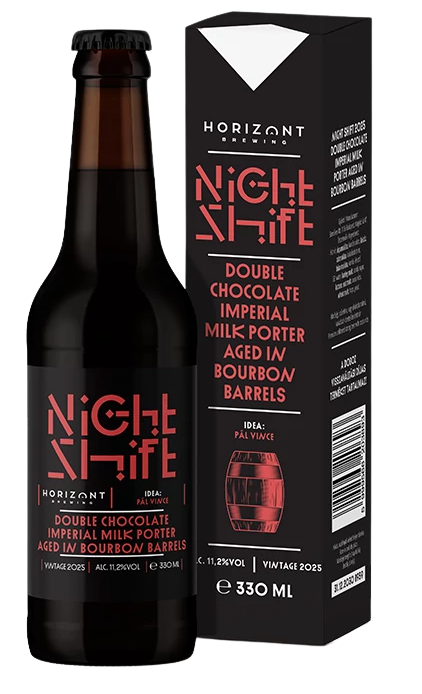 Horizont Night Shift Vintage 2025 / Double Chocolate Imperial Milk Porter Aged In Bourbon Barrels