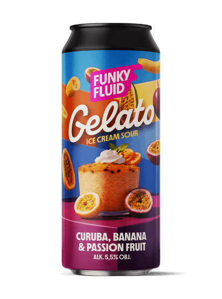 Funky FLuid Gelato: Curuba Banana Passionfruit