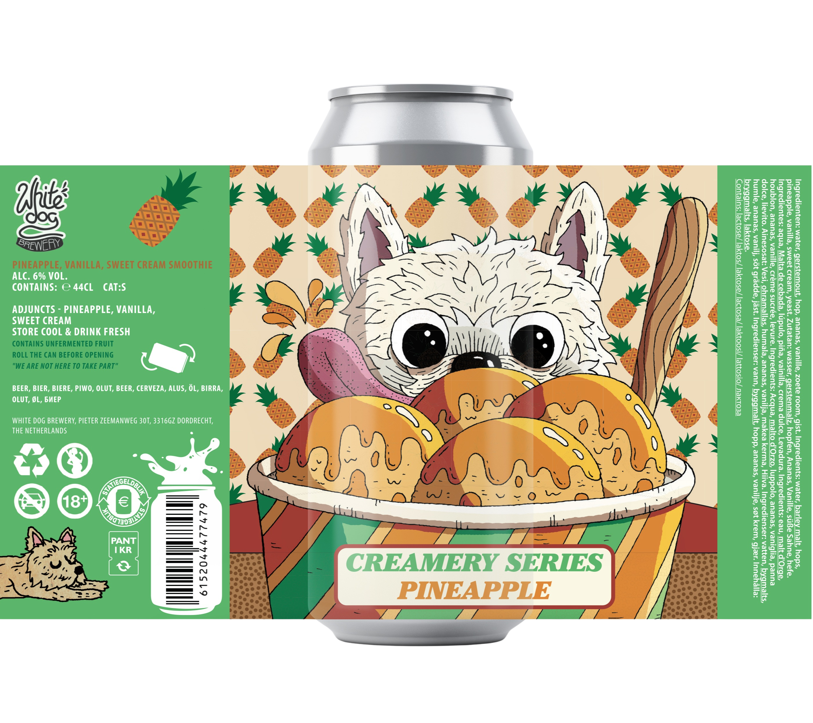 White Dog THE CREAMERY - PINEAPPLE