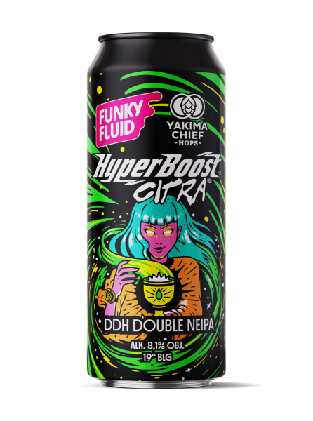 Funky FLuid Hyperboost Citra (collab Yakima Chief)