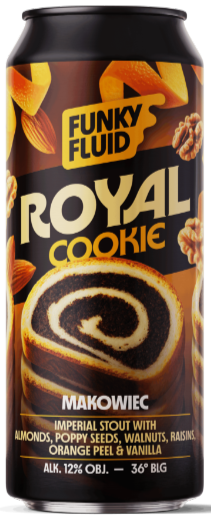 Funky Fluid Royal Cookie: Makowiec