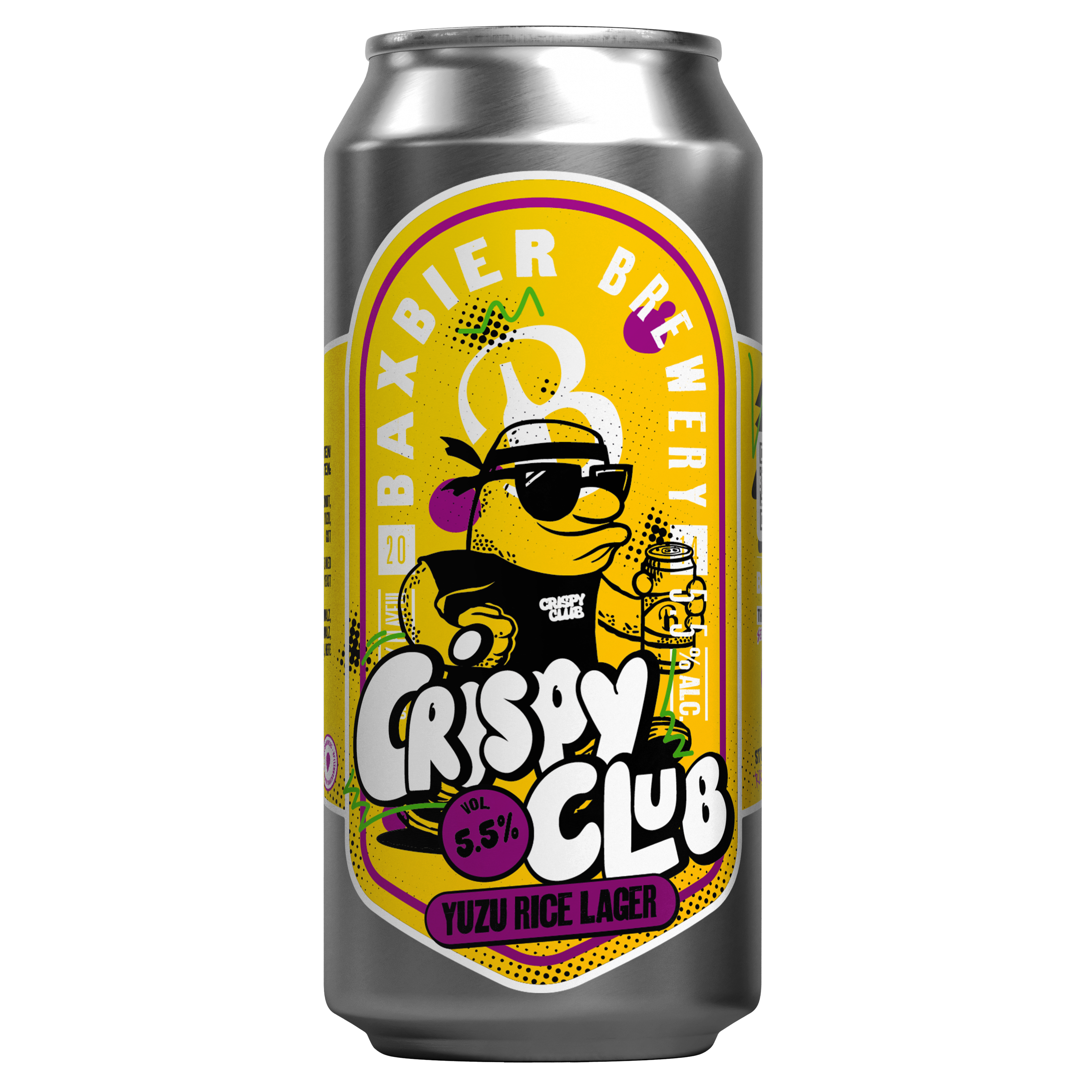 Baxbier CRISPY CLUB: Yuzu Rice Lager