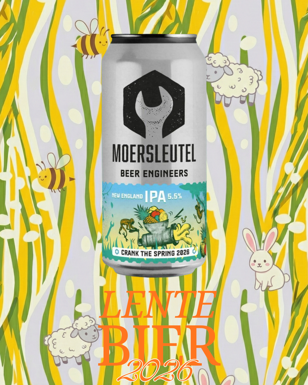 Moersleutel Crank the Spring