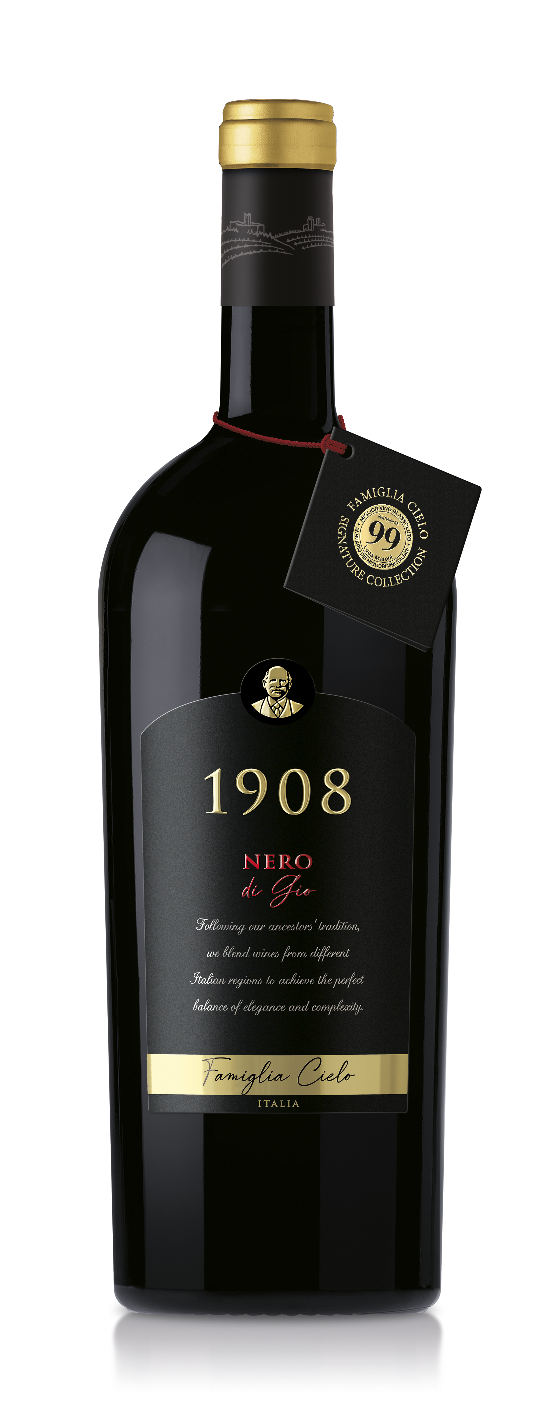 Cielo 1908 Nero di Gio Magnum in giftbox