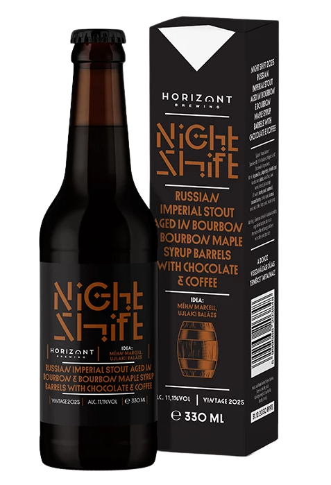 Horizont Night Shift Vintage 2025 / Russian Imperial Stout Aged In Bourbon Maple Syrup Barrels With Chocolate & Coffee